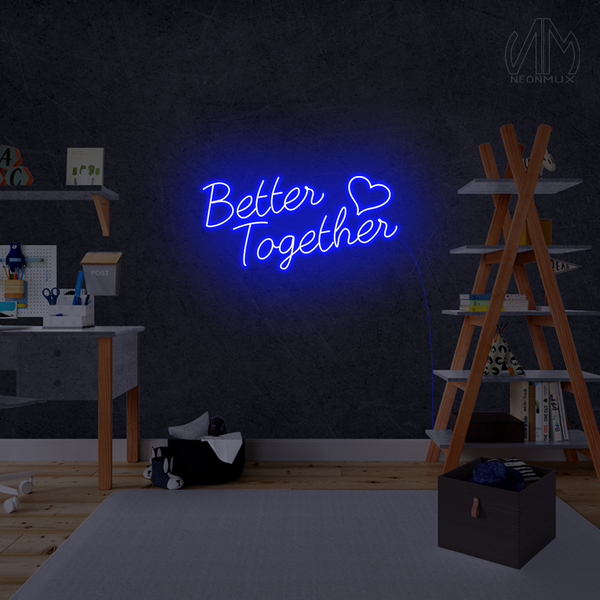Better Together  Wedding Neon Sign
