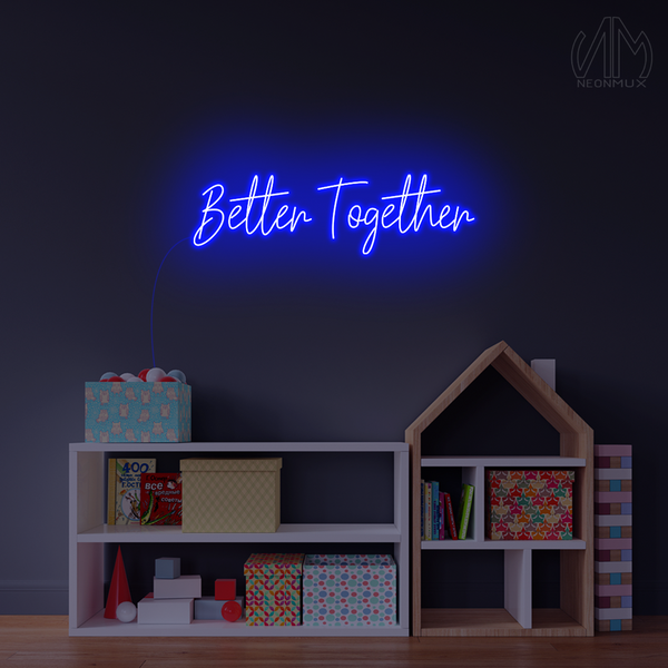 Better Together  Wedding Neon Sign