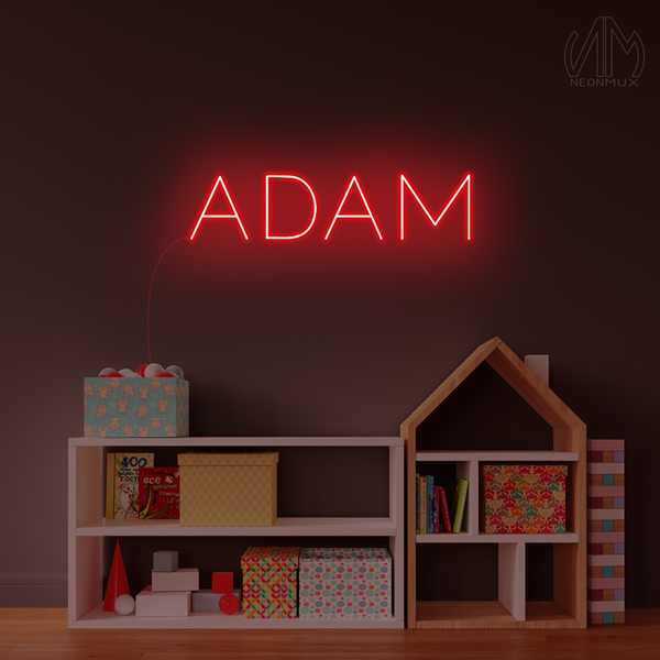 "ADAM" Neon Sign