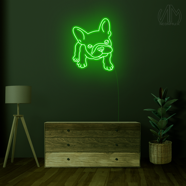 "Cute Dog" Neon Sign