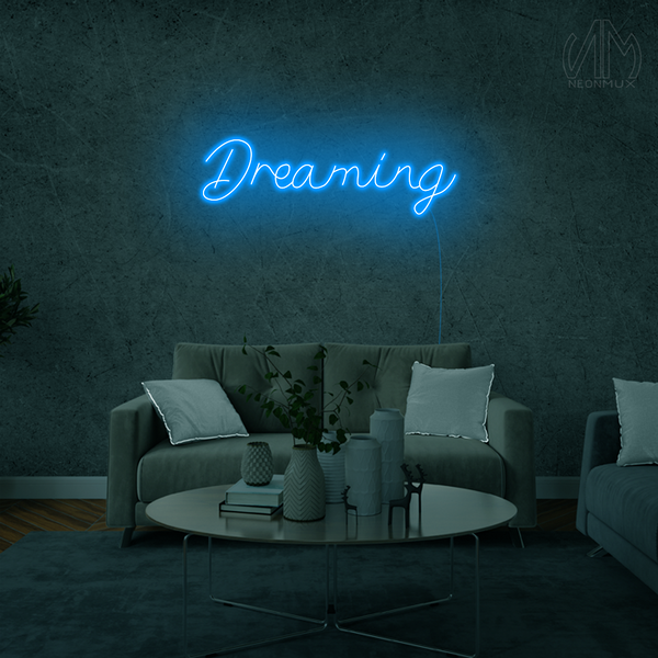 "Dreaming" Room Neon Sign