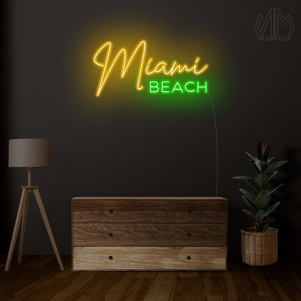 Miami Beach Neon Sign