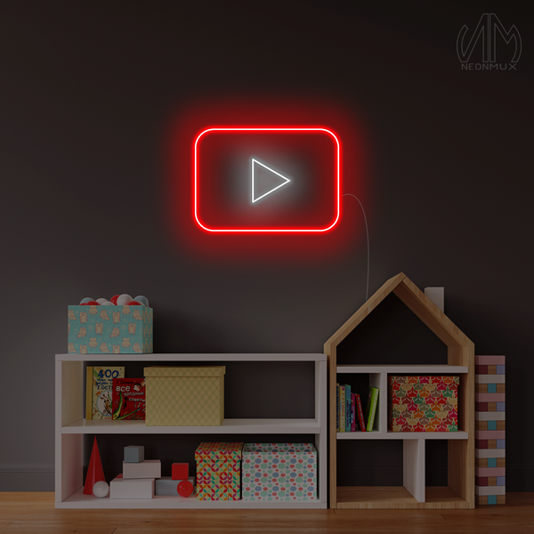 Youtube Neon Logo